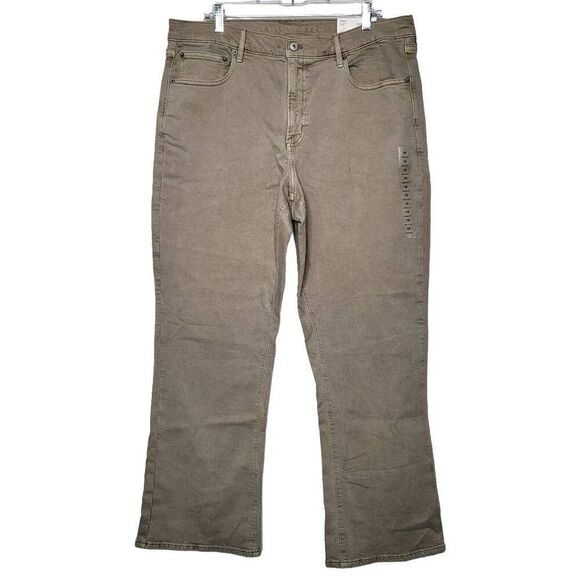 American Eagle 90s Bootcut High Rise Jeans Light Green Size 18 Regular - Picture 1 of 11